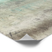 Aqua Horizon Poster (Ecke)