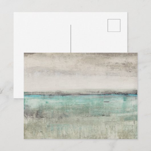 Aqua Horizon Postkarte (Vorne/Hinten)