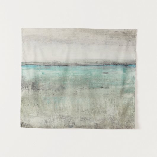 Aqua-Horizont Wandteppich (Vorderseite (Horizontal))