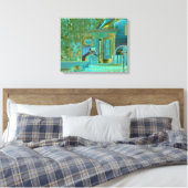Aqua House 1 Leinwanddruck (Insitu (Schlafzimmer))