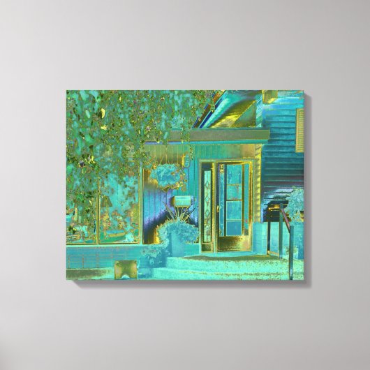 Aqua House 1 Leinwanddruck (Vorderseite)