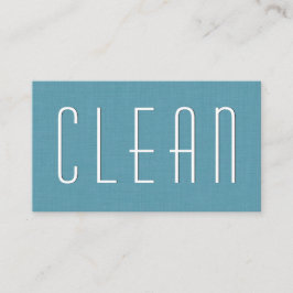 Aqua House CLEANING Simple Style V38 Visitenkarte