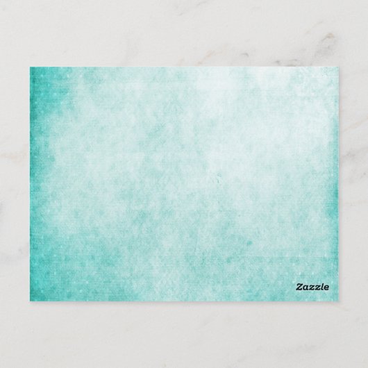 Aqua Hummingbird Wasserfarbe Tischnummer (Rückseite)