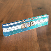 Aqua Ice Custom Foto Namensplakette (Seite)