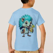 Aqua Igel T-Shirt (Rückseite)