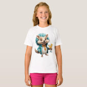 Aqua Igel T-Shirt (Vorne ganz)