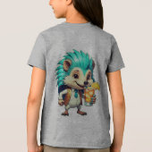 Aqua Igel Tri-Blend Shirt (Rückseite)