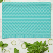 Aqua Imitats Tulle Geschirrtuch (Gefaltet)