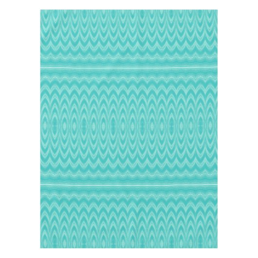 Aqua Imitats Tulle Tischdecke (Vorderseite)