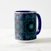 Aqua-Kaleidoskop-Effekt, Tasse (VorderseiteRechts)