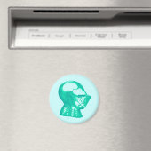 Aqua Knight Armor Mittelalterlicher Helm Ritter Magnet (In Situ (Geschirrspüler))