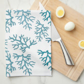 Aqua-Korallenriffmuster Küchentuch (Viertel Falte)