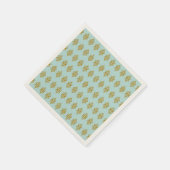 Aqua Lace Napkins Serviette (Ecke)