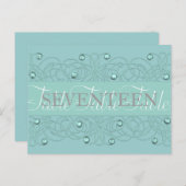 Aqua Lace Tischnummer (Vorne/Hinten)