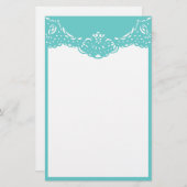 Aqua Lacy Briefpapier (Vorne/Hinten)