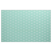Aqua Laurel Wreath Monogram Stoff (Yard (91,4 cm))