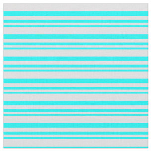 Aqua & Lavender Farbstreifen/Linke Muster Stoff