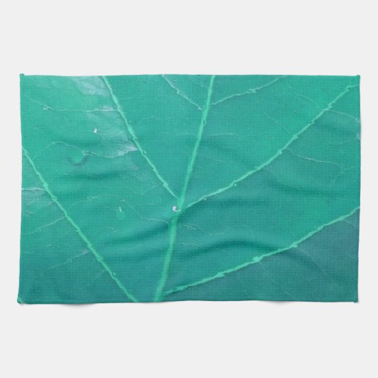 Aqua Leaf Handtuch (Horizontal)