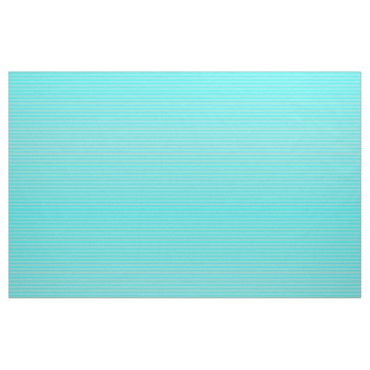 Aqua & Light Gray Lined Pattern Stoff (Yard (91,4 cm))