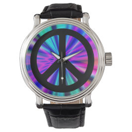 Aqua Light Show mit Peace Sign Armbanduhr