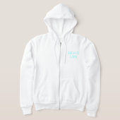 Aqua Lighthouse Zippered Hoodie (Ablage )