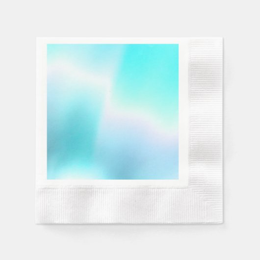 Aqua Lights Paper Napkin Serviette (Vorderseite)