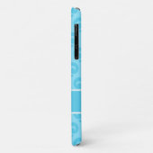 Aqua-Lilie iPhone 4/4S Fall Case-Mate iPhone Hülle (Hinten/Links)