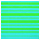 Aqua & Limon gestreiftes/geflochtenes Muster Stoff (Muster)