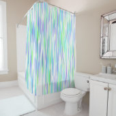 Aqua Limon Violet Abstrakt Duschvorhang (Beispiel)
