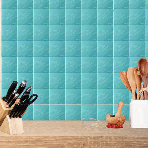 Aqua Line Wellen Modern Minimalist Abstrakt Fliese
