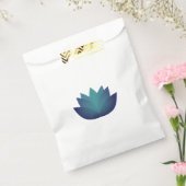 Aqua Lotus Blume Illustration Geschenktütchen (Versiegelt)