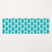 Aqua Lotus Personalisiert Yoga Yogamatte (Rückseite (Horizontal))