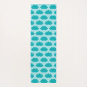 Aqua Lotus Personalisiert Yoga Yogamatte (Rückseite)