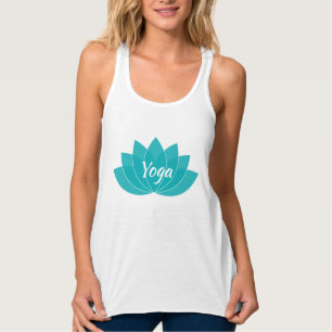 Aqua Lotus Yoga Tank Top