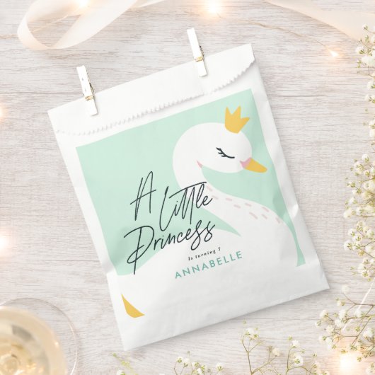 Aqua mädchenhaftes Foto wunderschönes Party Geschenktütchen (Ausgeschnitten)