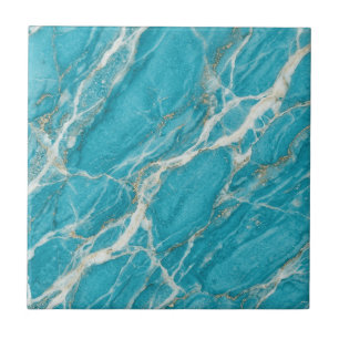 Aqua Marmor Bold Zeitgenössisches Design Look Fliese