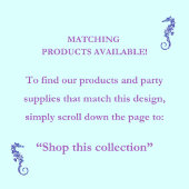 Aqua Mermaid Birthday Paper Napkin Serviette