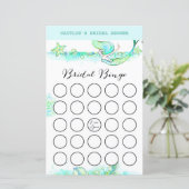 Aqua Mermaid Brautparty Game (Stehend Vorderseite)