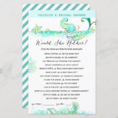 Aqua Mermaid Brautparty Game (Vorne/Hinten)