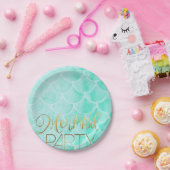 Aqua Mermaid Party | Unter dem Meeresgrund Pappteller (Party)