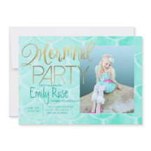 Aqua Mermaid Party | Unterhalb des Fotos