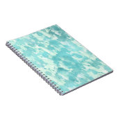 Aqua Mint Abstrakt Notizblock (Rechte Seite)
