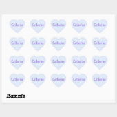 Aqua Mint Catherine Heart Stickers (Blatt)