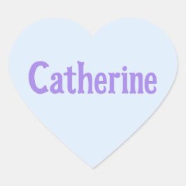 Aqua Mint Catherine Heart Stickers