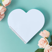 Aqua Mint Heart Notebook Notizblock
