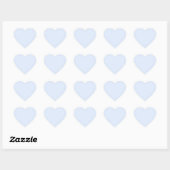 Aqua Minz Herz Sticker (Blatt)