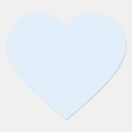 Aqua Minz Herz Sticker (Vorderseite)