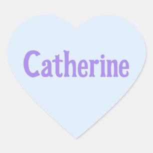 Aqua Minze Catherine Heart Aufkleber