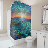 Aqua Mirage Seascape Duschvorhang (Beispiel)