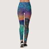 Aqua Mirage Seascape Leggings (Rückseite)